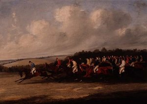 Starten på derbyet av Henry Thomas Alken