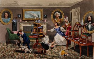 The First Step to the Coach-Box, fra Nimrods "The Life of a Sportsman" av Henry Thomas Alken