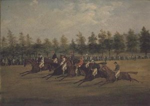 Starten på St.Leger av Henry Thomas Alken