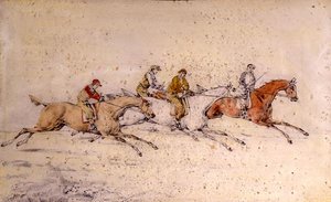 De to første sekundene (blyant, akvarell) (par 85460) av Henry Thomas Alken