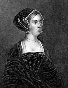 Anne Boleyn, andre kone til Henry VIII, 1800-tallet.