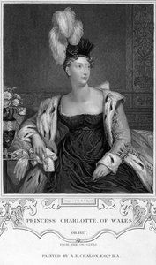 Prinsesse Charlotte Augusta av Wales, 1800-tallet.