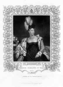 Prinsesse Charlotte Augusta av Wales, 1800-tallet.