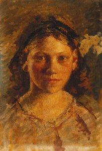 Hodet til en jente av Henry Tonks