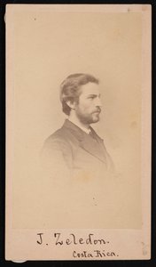 Portrett av Jose Castulo Zeledon 1846-1923, 1868.