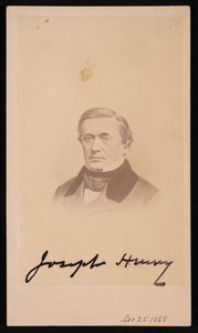 Portrett av Joseph Henry 1797-1878, 1868.