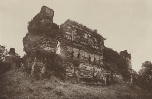 Ruined Ceylon byer: Jetawanarama, fra sørvest (s/h-bilde)