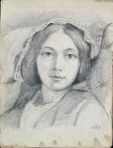Mary Ellen Meredith, 1858 av Henry Wallis