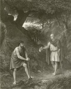 Timon og Flavius av Henry Wallis