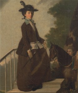 Elizabeth Bridgman, søster til kunstneren av Henry Walton