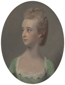 Portrett av en ung kvinne, muligens frøken Nettlethorpe av Henry Walton