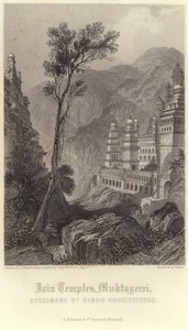 Jain-tempelet i Muktagerri av Henry Warren