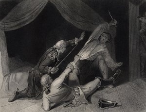 The Capture of Lord Edward Fitzgerald for High Treason, gravert av J.Rogers
