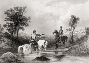 Møtet mellom jarlen av Essex og jarlen av Tyrone i County Louth, Irland i 1599, fra 
