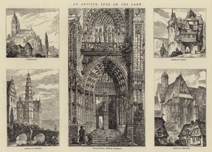 En kunstnertur på Lahn av Henry William Brewer