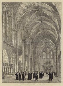 Great Hall of the New Law Courts av Henry William Brewer