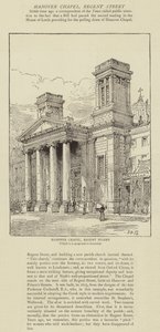 Hannover kapell, Regent Street av Henry William Brewer
