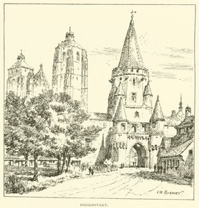 Ingolstadt (gravering) av Henry William Brewer