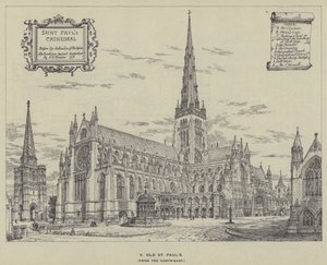 Old St Pauls, fra nordøst av Henry William Brewer