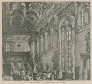 Banketthallen, Crosby Hall, London av Henry William Brewer