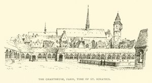 Chartreuse, Paris, tiden for St Ignatius (gravering) av Henry William Brewer