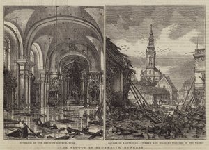 Flommen i Buda-Pesth, Ungarn