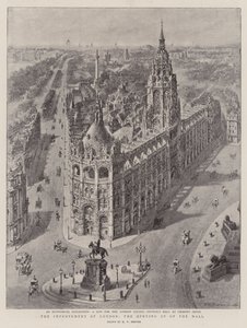 Forbedringen av London, åpningen av kjøpesenteret av Henry William Brewer