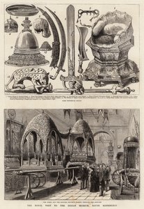 Det kongelige besøket til Indian Museum, South Kensington av Henry William Brewer