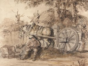 Carter fyller røret sitt av Henry William Bunbury
