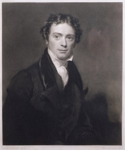Portrett av Michael Faraday (1791-1867) gravert av Samuel Cousins (1801-87) 1830