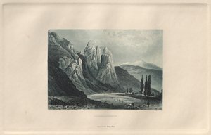 Det pittoreske og romantiske Rheinland: Rheingrafenstein, 1928.