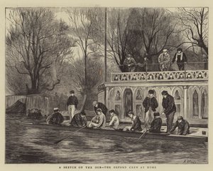 A Sketch on the Isis, Oxford Crew at Home