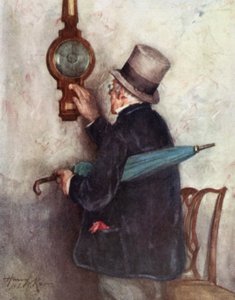 Annals of the Parish: A Morning Consultation (farge litho) av Henry Wright Kerr