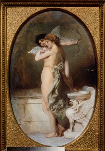 Skjønnhet og kjærlighet. Maleri av Henryk Siemiradzki (1843-1902), olje på lerret