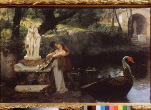 Følg gudenes eksempel. Maleri av Henryk Siemiradzki (1843-1902), olje på lerret
