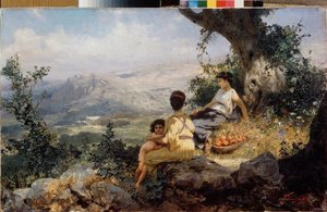 Resten. 1896 (olje på lerret)