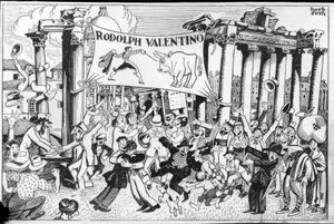 Ankomsten av Rudolph Valentino av Herb Roth