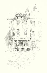 House of the Cock Lane Ghost av Herbert (after) Railton