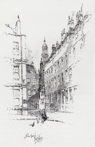 New Inn (gravering) av Herbert (after) Railton