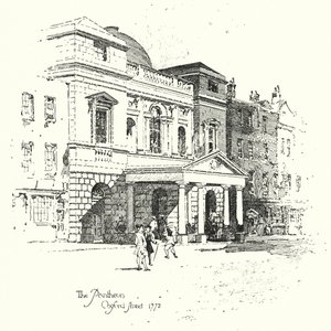 Pantheon, Oxford Street, London av Herbert (after) Railton