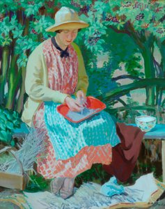 Lavendel (olje på lerret) av Herbert Ashwin Budd