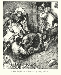 Ingoldsby-legender: Bagmannens hund (litografi)