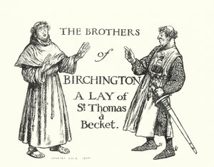 Ingoldsby-legender: Brødrene fra Birchington, En sang av St. Thomas, En Becket (lito) av Herbert Cole