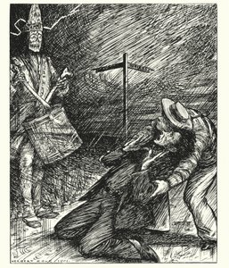 Ingoldsby Legends: Den døde trommeslageren (lito) av Herbert Cole