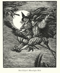 Ingoldsby-legender: Heksenes boltre seg (lito) av Herbert Cole