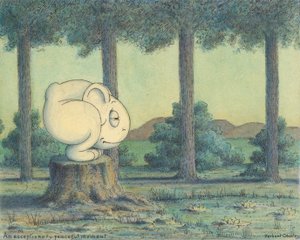Et usedvanlig fredelig øyeblikk, ca. 1910 av Herbert E. Crowley