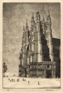 Canterbury katedral av Herbert Gordon Warlow