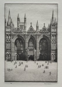 Peterborough katedral av Herbert Gordon Warlow