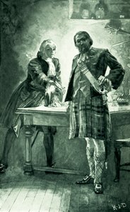 Prins Charles appellerer til Cameron av Lochiel om å slutte seg til hans sak av Herbert James Draper