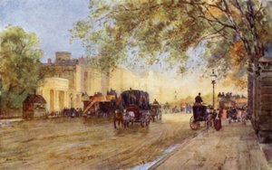 Hyde Park Corner (farge litho) av Herbert Menzies (after) Marshall